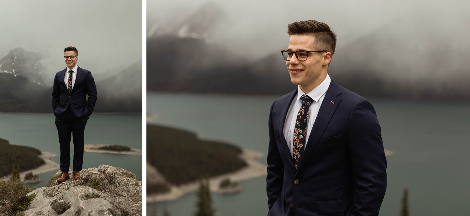 Kananaskis hiking elopement