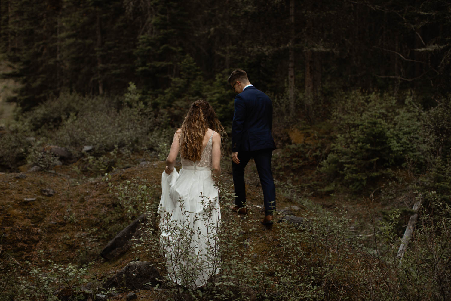 Kananaskis forest elopement