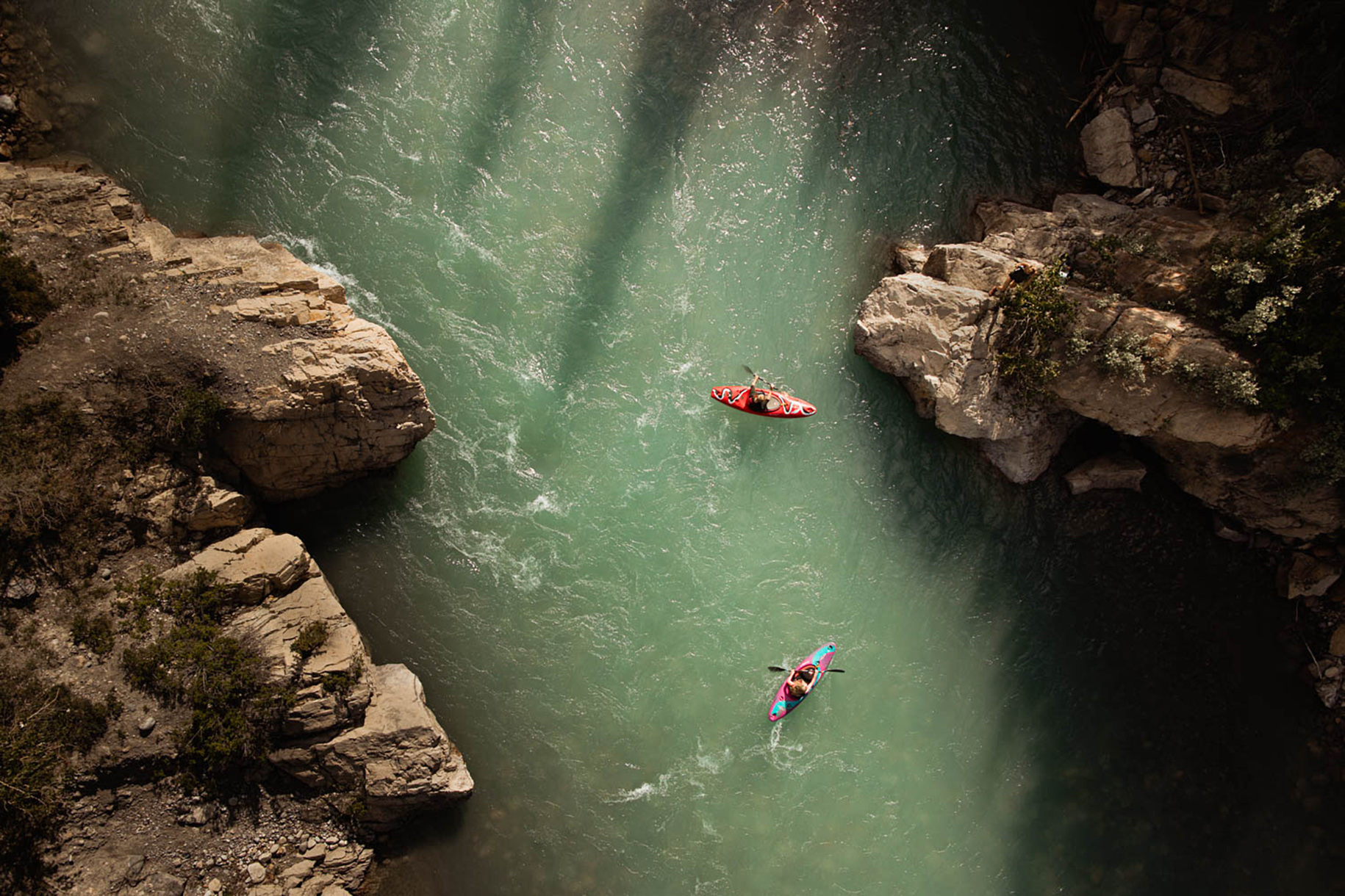 Abraham Lake Engagement Photography Kayak Adventure Session