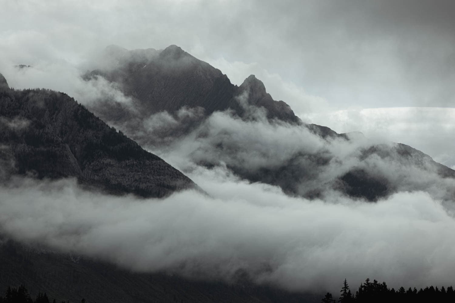 banff mountain views