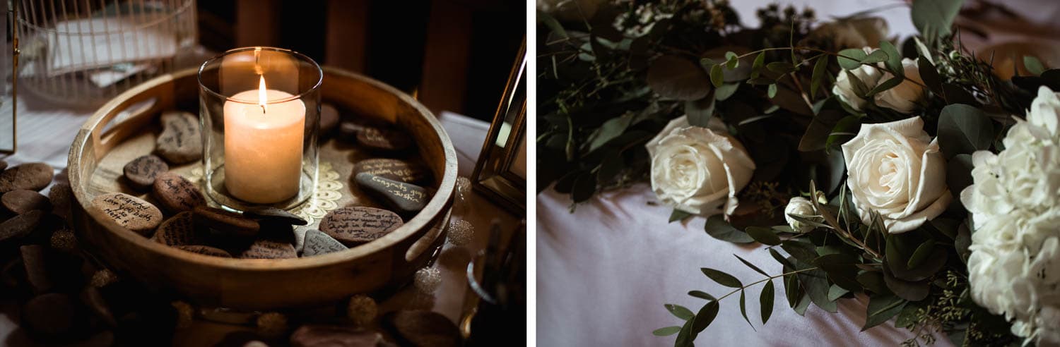 buffalo mountain lodge wedding reception decor