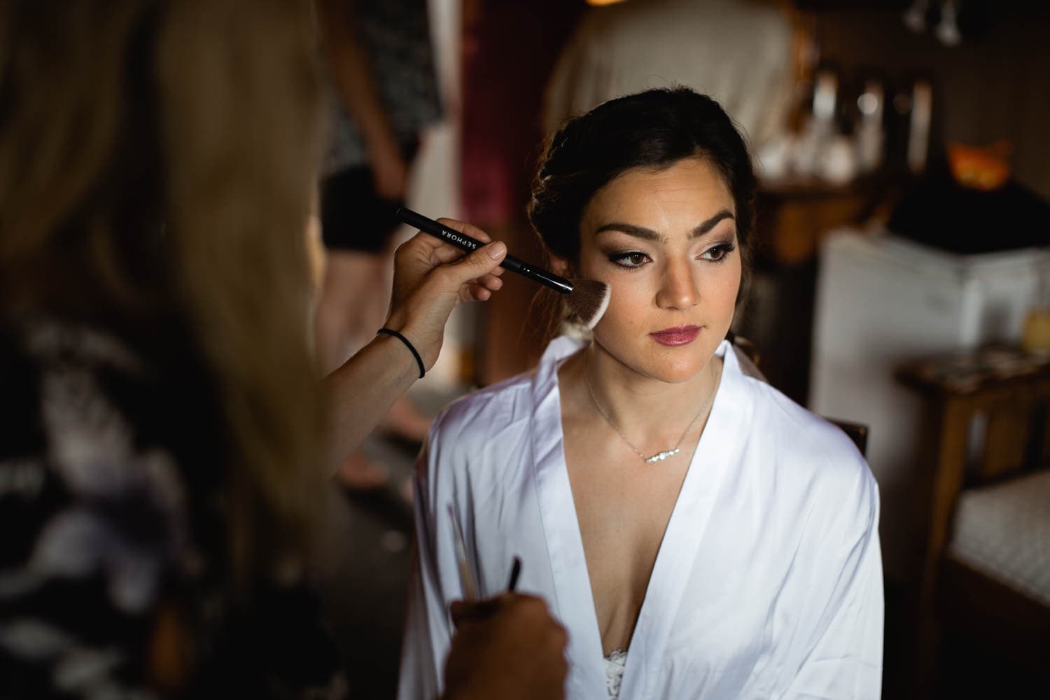 bride getting ready
