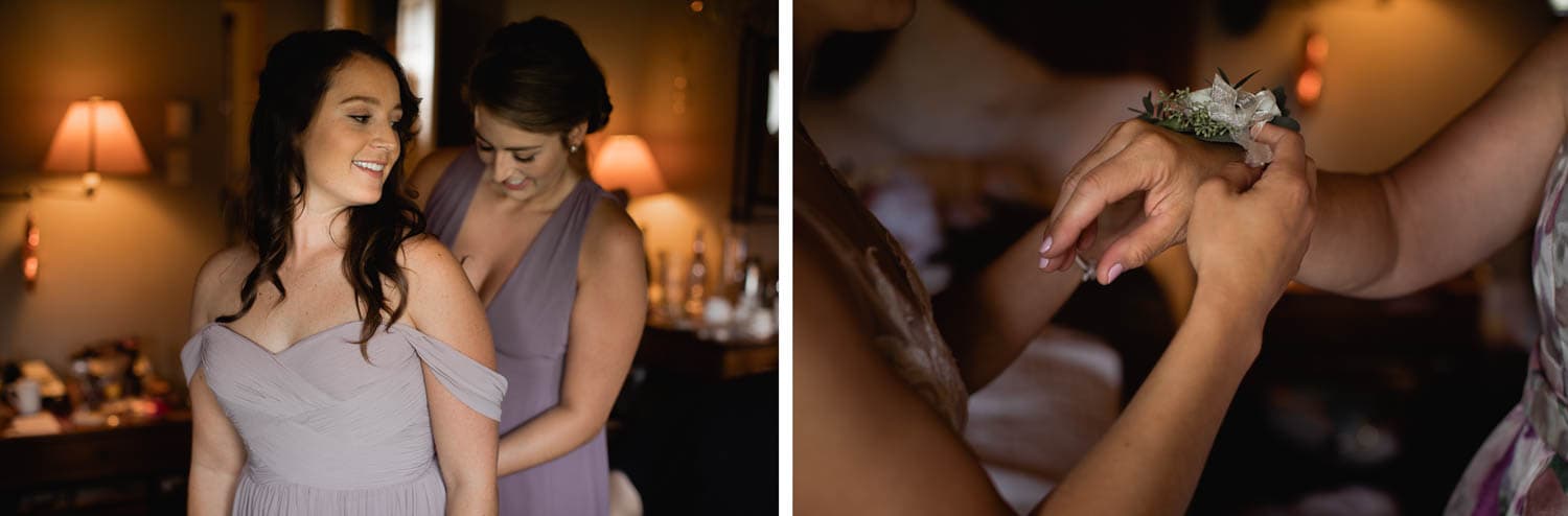 bride getting ready