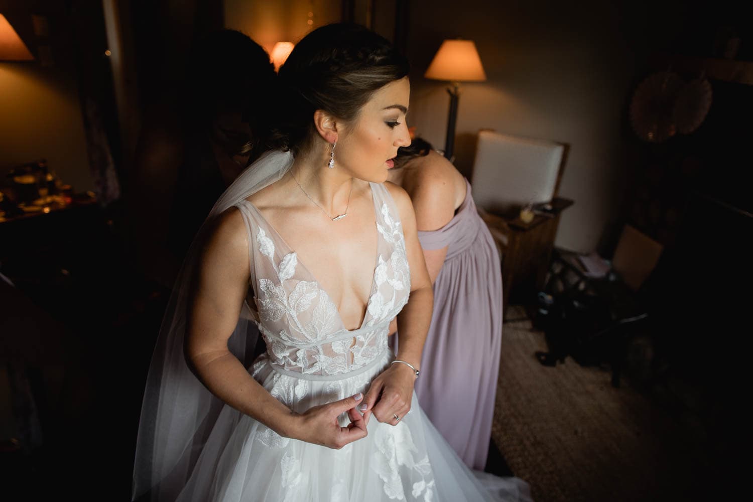 bride getting ready