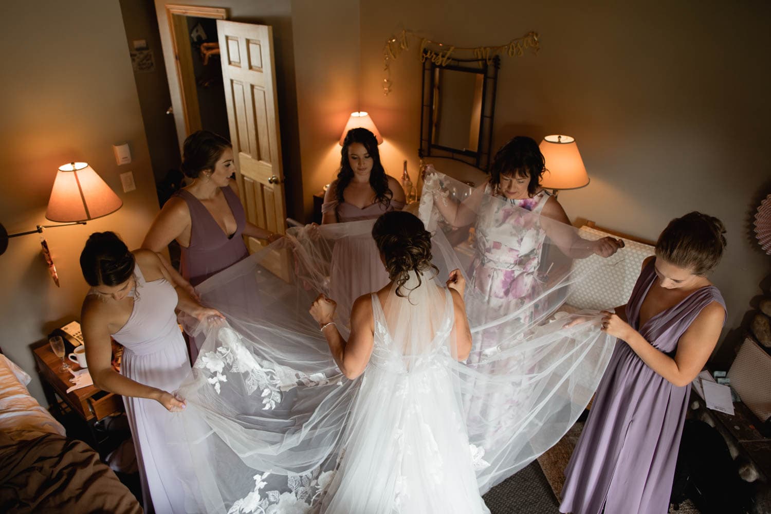 bride getting ready