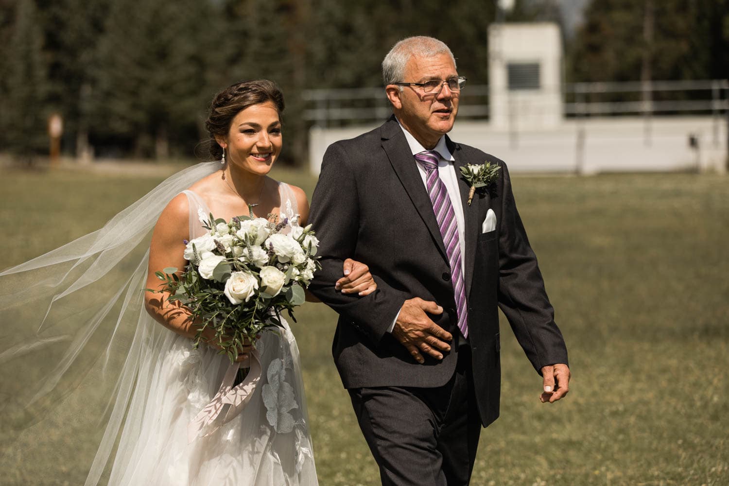 bride walking down the aisle