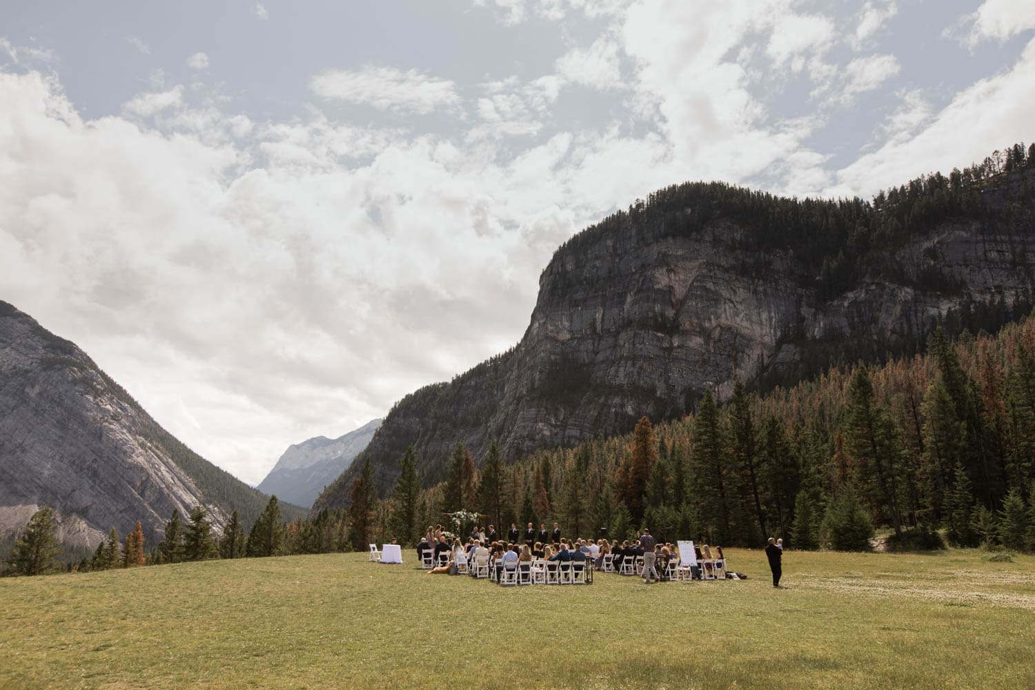 tunnel mountain wedding ceremony