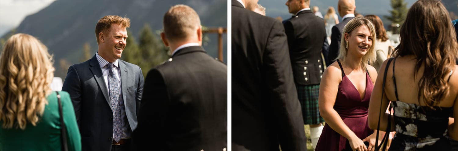wedding guests