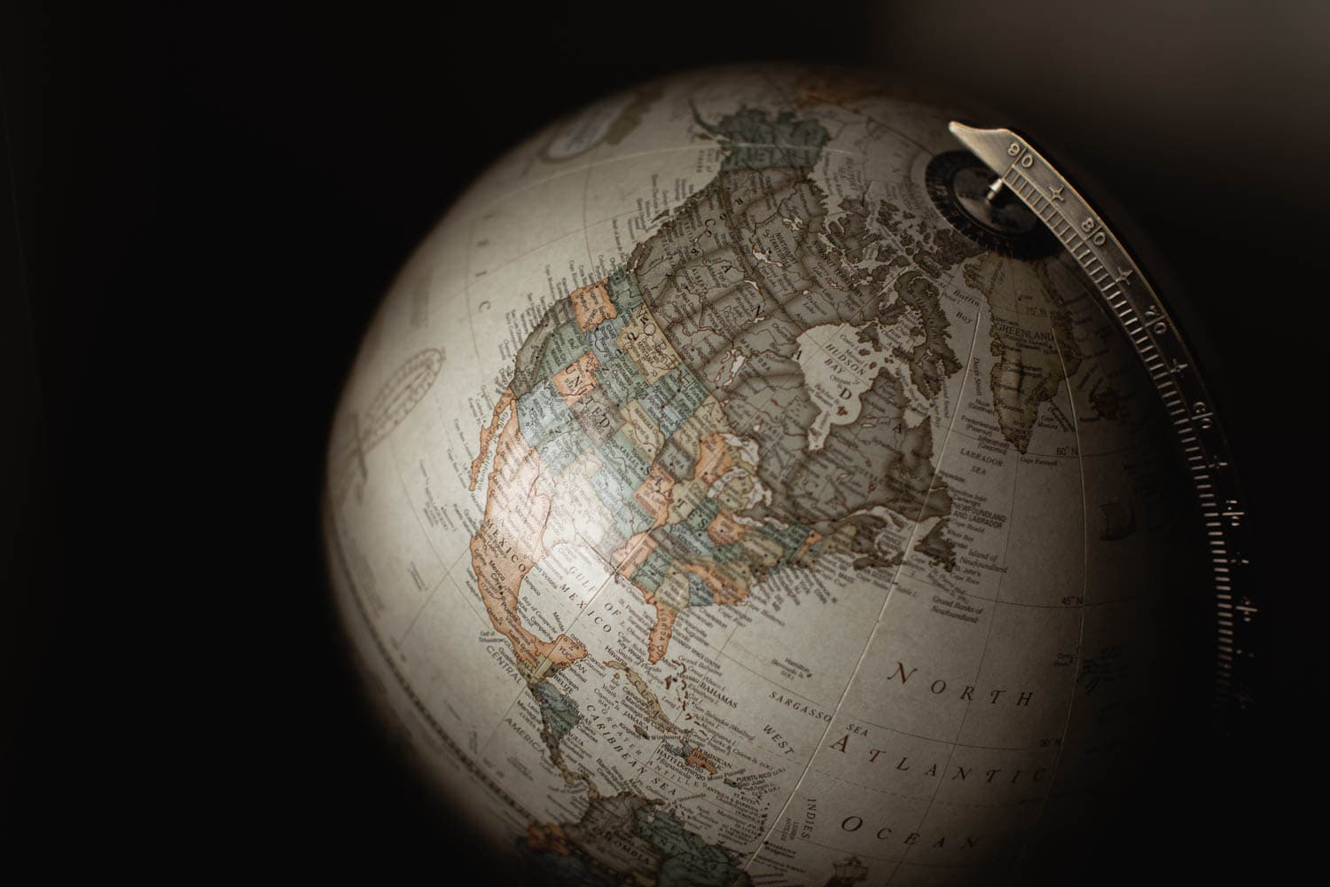 Photo of a globe