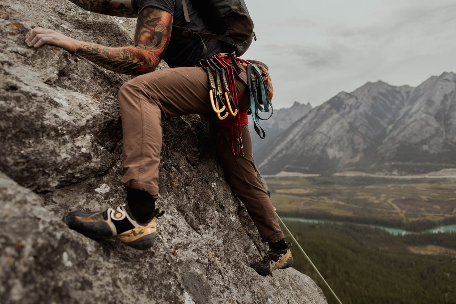 Banff Climbing Elopement Photographers Groom